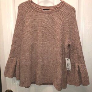 NWT- PXXL ANA Chenille Bell Sleeve Sweater